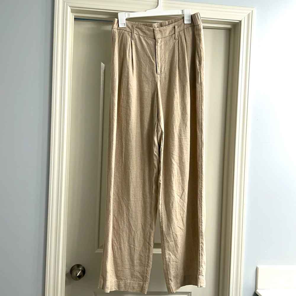 Target beige linen trousers